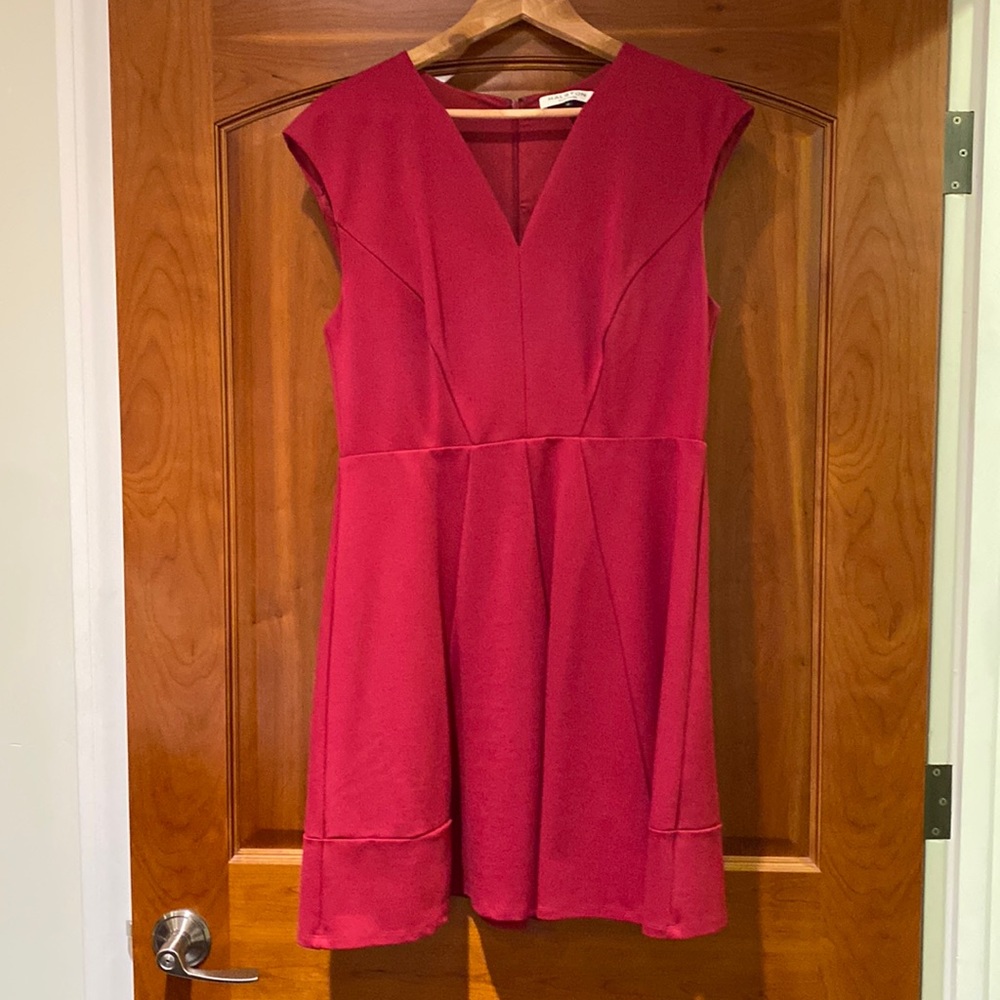 🤩Like NEW - Halston Heritage - red sleeveless dress - 12